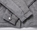 Autumn Jackets Oversize Casual Clothes High Street Pockets Laper Zipper Suede Thick Coat Mens Windbreaker Loose