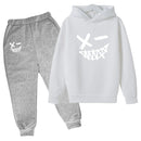 Evil Smile Printed 2024 Baby Summer Clothes for Children From 1 to 12 Years Kids Clothes Boys Child Sets Suit for Girls Boy Set