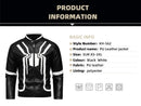 2025 Spring New Mens Leather Jacket High-quality Korean Fashion Stand Collar Slim Fit Motorcycle Coats EUR Size 3XL Men Clothing