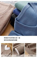 Super Cashmere Sweater Men Thick Pullover Autumn Winter Warm Classic V-neck Clothes Male Jumper Jersey Hombre Pull Homme 4XL