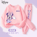 Autumn Baby Girls Disney Minnie Printed Clothes Set Kid Girl Sweatshirts Pullover Top and Pants 2pcs Suit Children Tracksuits