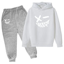 Evil Smile Printed 2024 Baby Summer Clothes for Children From 1 to 12 Years Kids Clothes Boys Child Sets Suit for Girls Boy Set