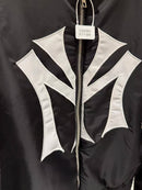 Big Embroidery Patch Label Mowalola Zipper Pilot Jacket Men Women Black High Quality Casual Zip Sleeve Bomber Jackets Clothes