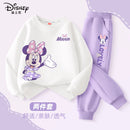 Autumn Baby Girls Disney Minnie Printed Clothes Set Kid Girl Sweatshirts Pullover Top and Pants 2pcs Suit Children Tracksuits