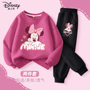 Autumn Baby Girls Disney Minnie Printed Clothes Set Kid Girl Sweatshirts Pullover Top and Pants 2pcs Suit Children Tracksuits