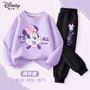 Autumn Baby Girls Disney Minnie Printed Clothes Set Kid Girl Sweatshirts Pullover Top and Pants 2pcs Suit Children Tracksuits