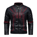 2025 Spring New Mens Leather Jacket High-quality Korean Fashion Stand Collar Slim Fit Motorcycle Coats EUR Size 3XL Men Clothing