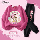 Autumn Baby Girls Disney Minnie Printed Clothes Set Kid Girl Sweatshirts Pullover Top and Pants 2pcs Suit Children Tracksuits