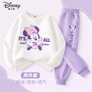 Autumn Baby Girls Disney Minnie Printed Clothes Set Kid Girl Sweatshirts Pullover Top and Pants 2pcs Suit Children Tracksuits