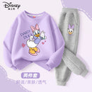 Autumn Baby Girls Disney Minnie Printed Clothes Set Kid Girl Sweatshirts Pullover Top and Pants 2pcs Suit Children Tracksuits